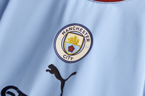 Manchester City Fodboldsæt Børn 2022-23 Raheem Sterling 7 Hjemmebanetrøje